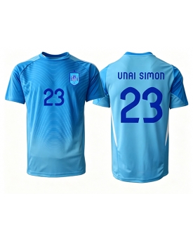 Billige Fotballdrakt Spania Unai Simon #23 Keeper Replika Hjemmedrakt VM 2026 Kortermet Billige Fotballdrakt Spania Unai Simon #23 Keeper Replika Hjemmedrakt VM 2026 Kortermet